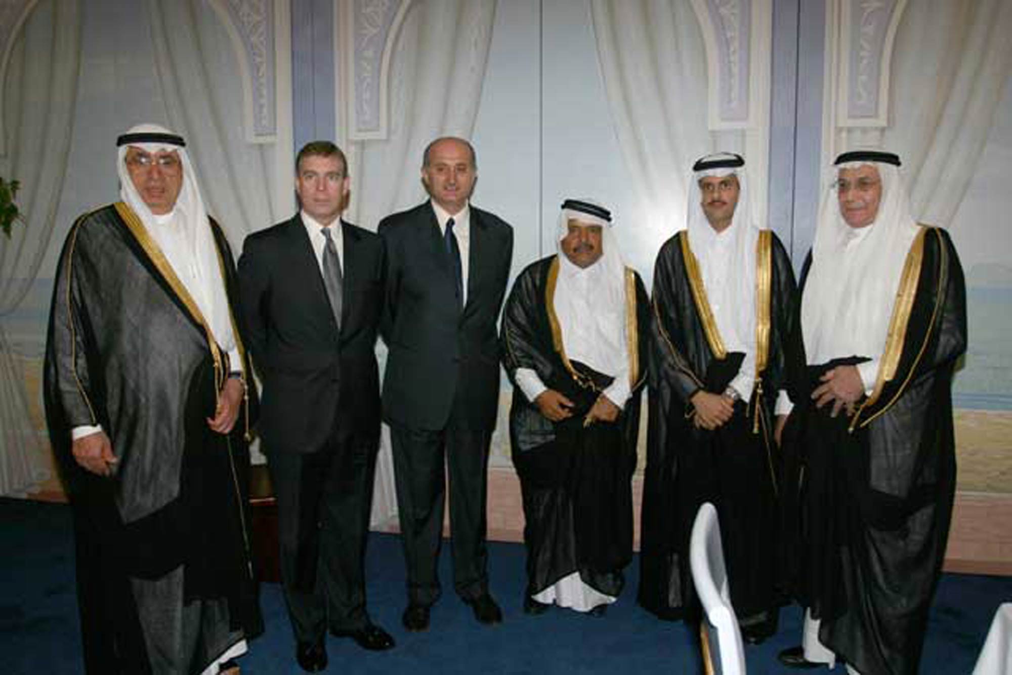 A gala dinner in honor of the Duke of York